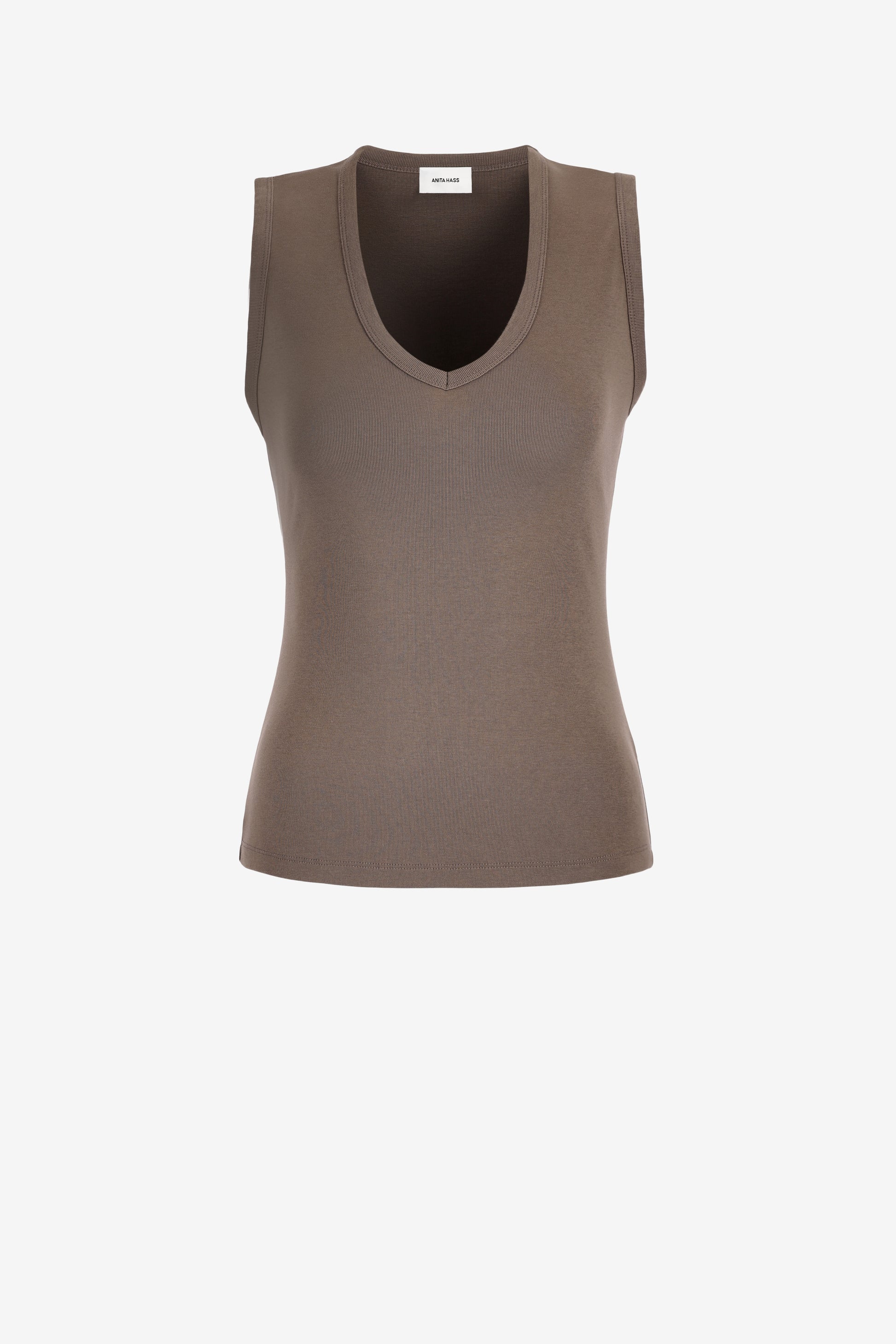 Tank Top The V Neck in TaupeAnita Hass - Anita Hass