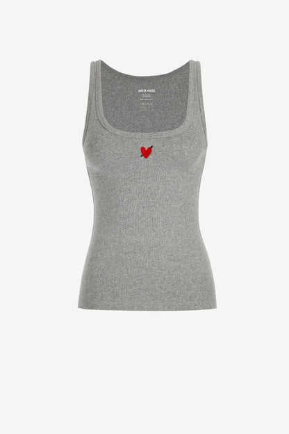 Tank Top 'Heart' in Light GreyAnita Hass - Anita Hass