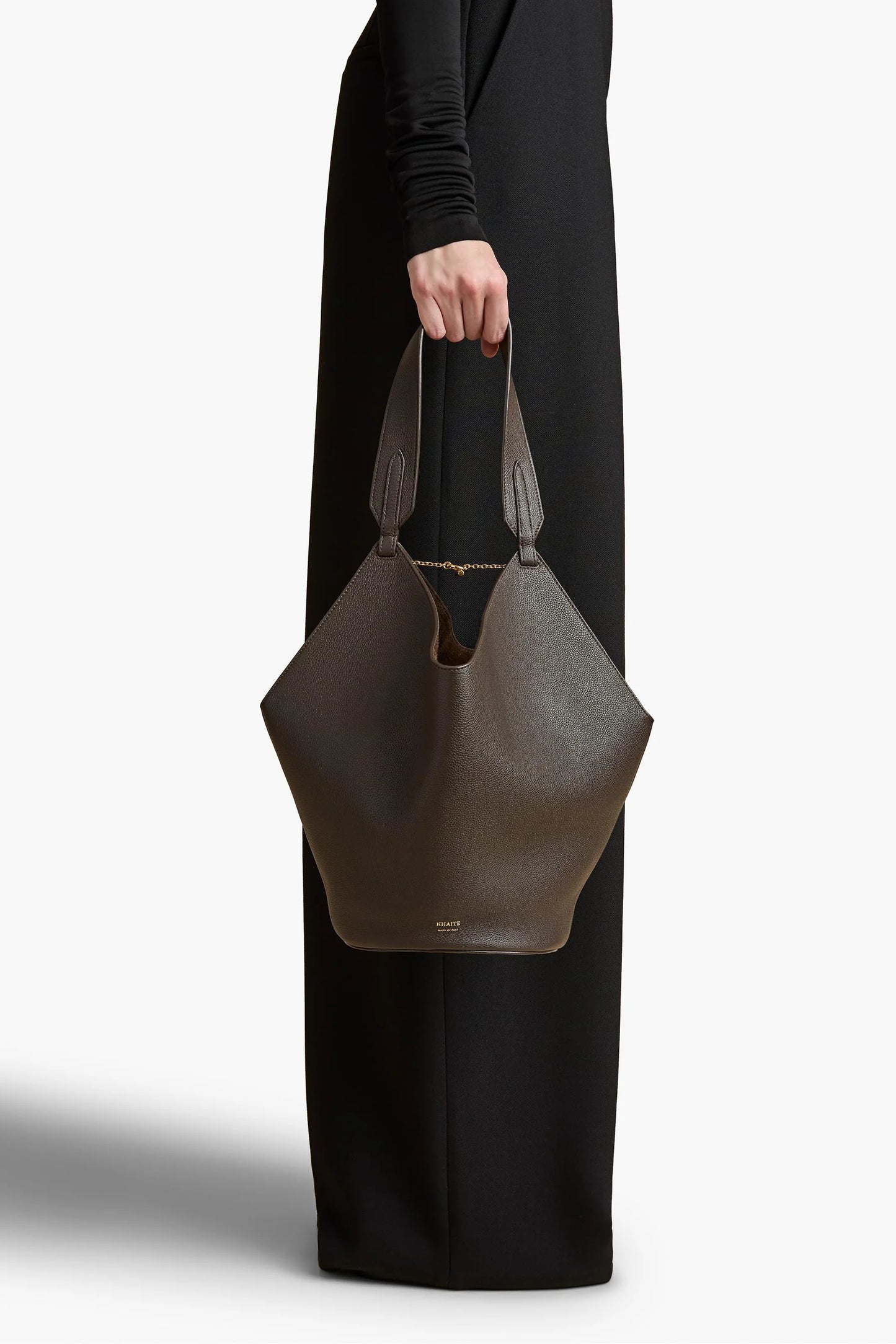 Tasche Lotus in Dark BrownKhaite - Anita Hass