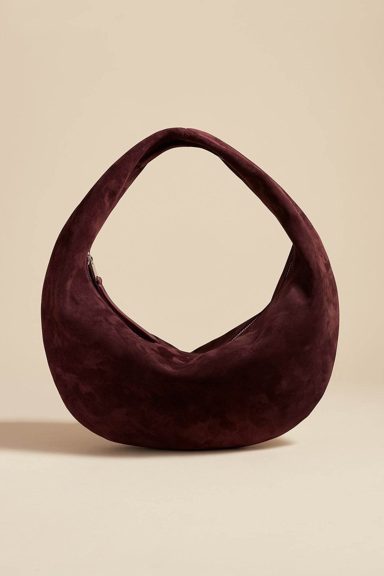 Tasche Olivia Hobo Medium in Rouge NoirKhaite - Anita Hass