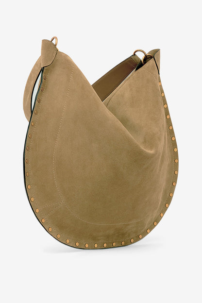 Oskan Hobo Soft bag in taupe