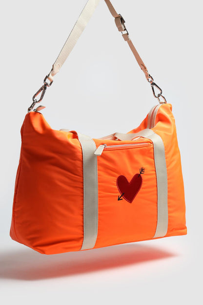 Tasche 'Heart' in Neon Orange NylonAnita Hass - Anita Hass