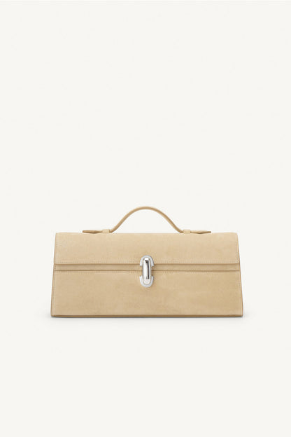 Tasche Slim Symmetry in Suede FlaxSavette - Anita Hass