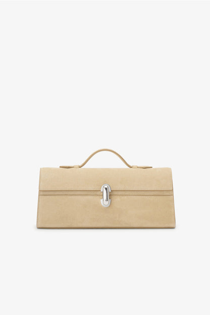 Bolso Slim Symmetry en ante lino