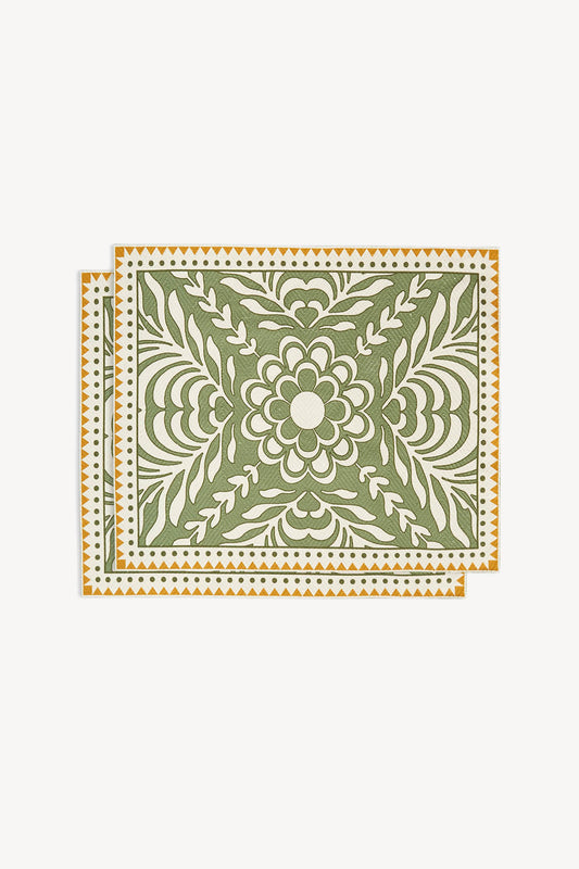 Tischset Herringbone in Light GreenLa Double J - Anita Hass