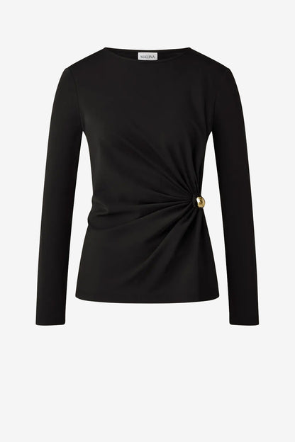 Top Mailey Broche in SchwarzMalina - Anita Hass