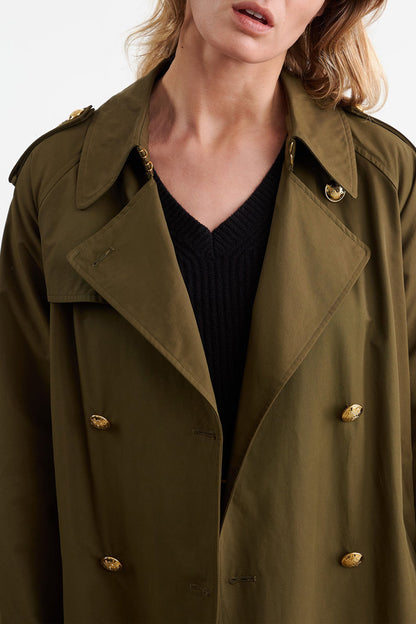 Trenchcoat Toussaint in Olive GreenNili Lotan - Anita Hass