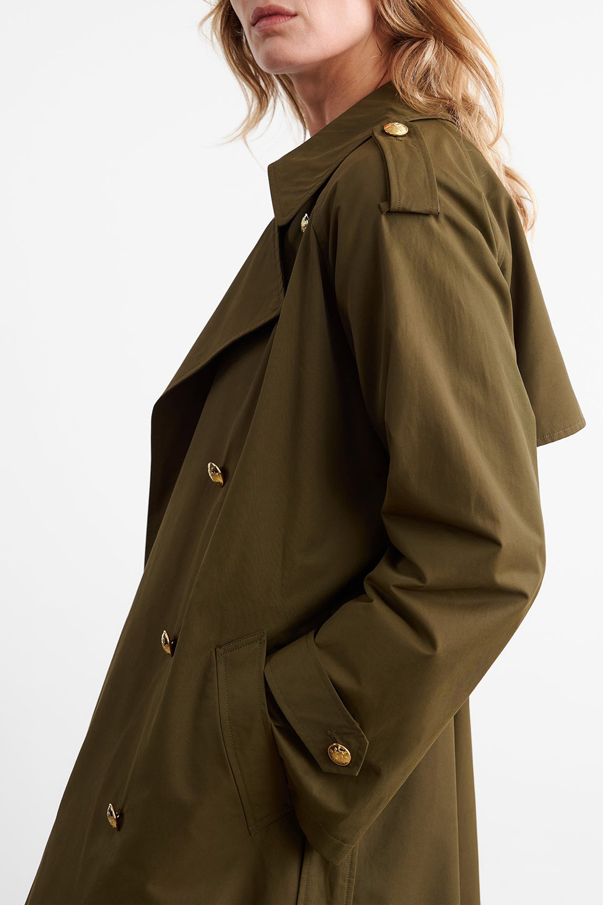 Trenchcoat Toussaint in Olive GreenNili Lotan - Anita Hass