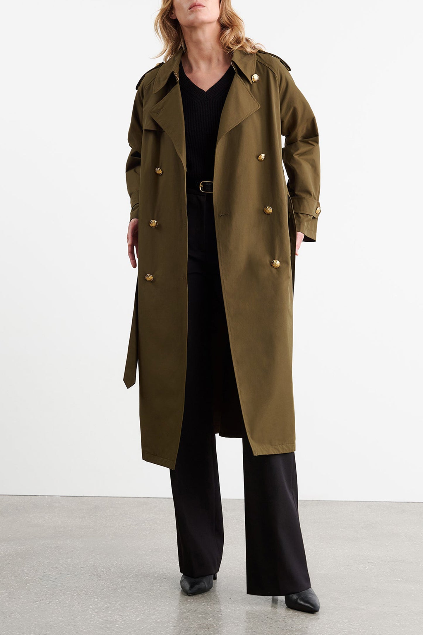 Trenchcoat Toussaint in Olive GreenNili Lotan - Anita Hass