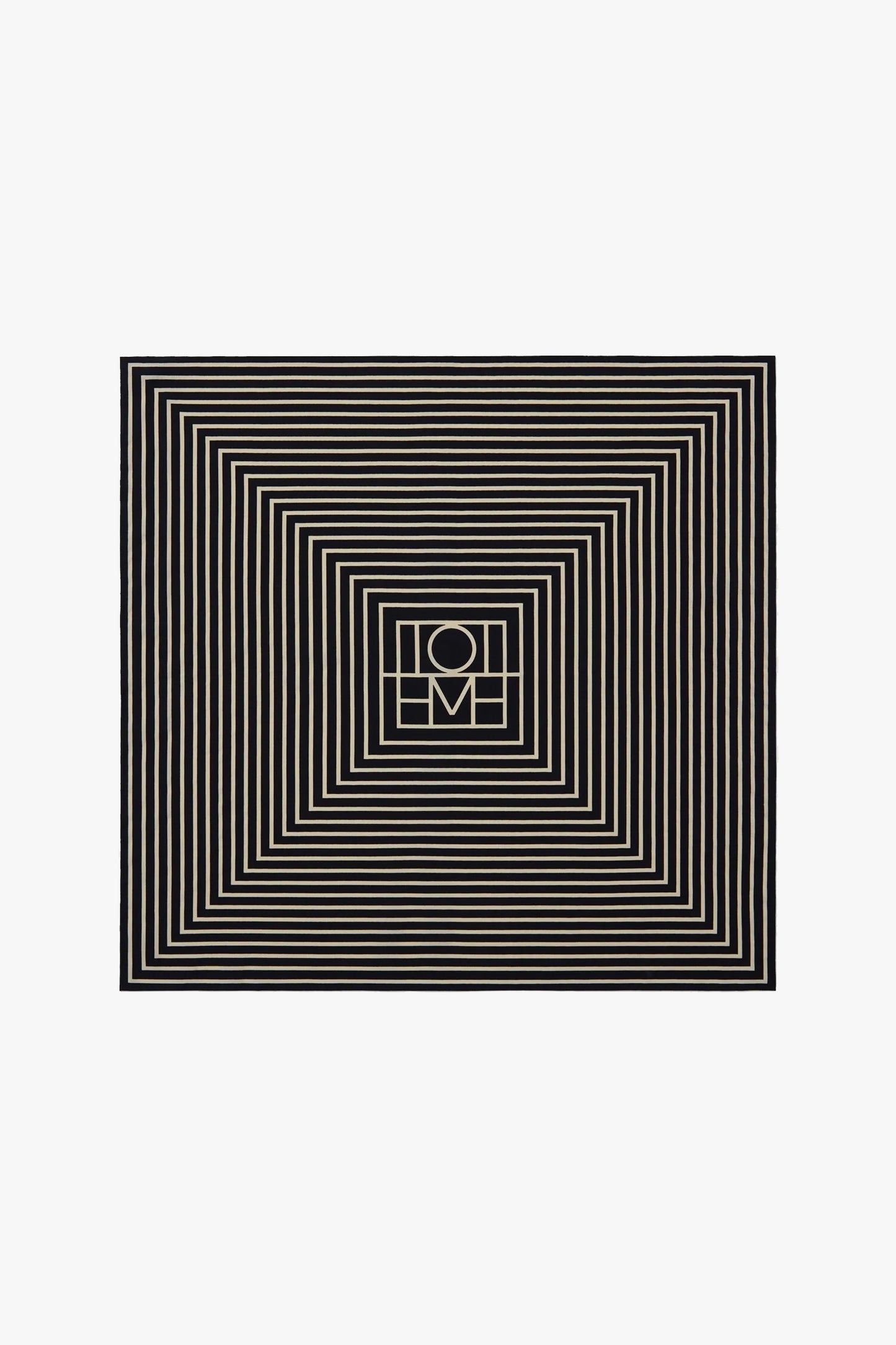 Foulard Signature Monogram noir