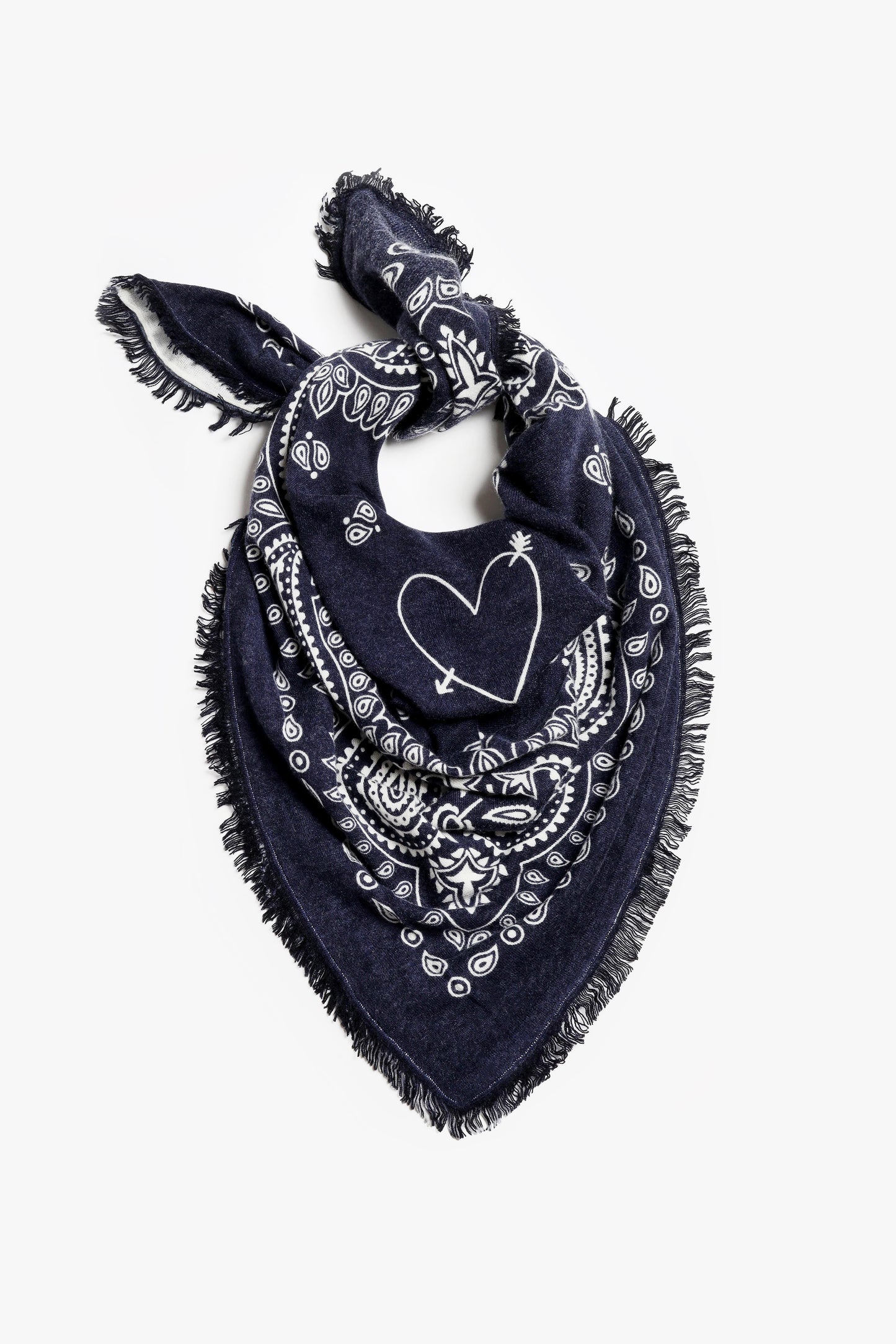 Wilma scarf in navy