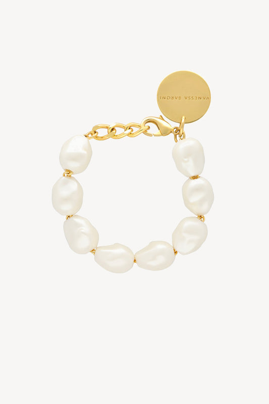 Bracelet Organic Pearl in Pearl