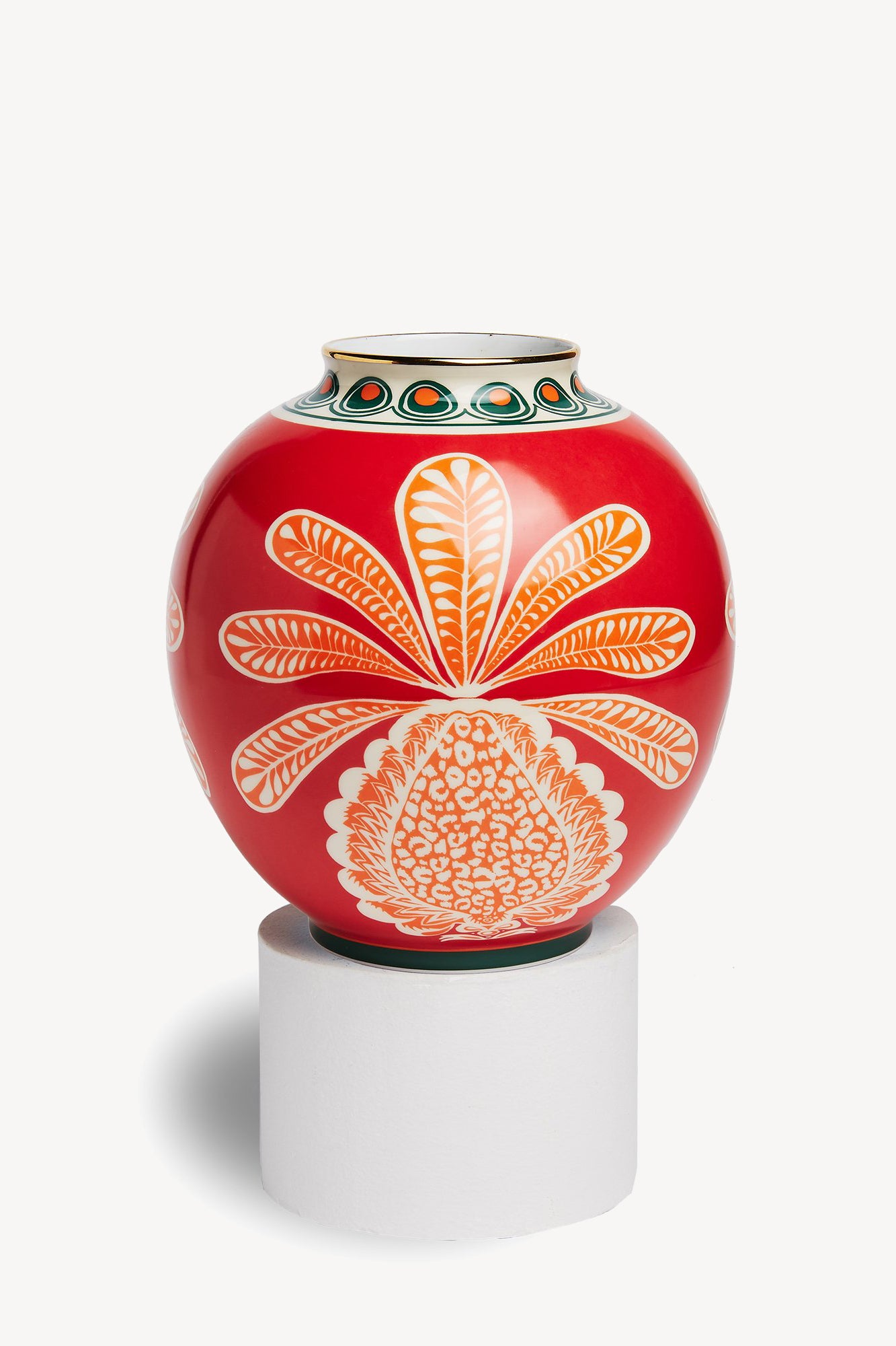 Vase Bubble in Big Pineapple BordeauxLa Double J - Anita Hass