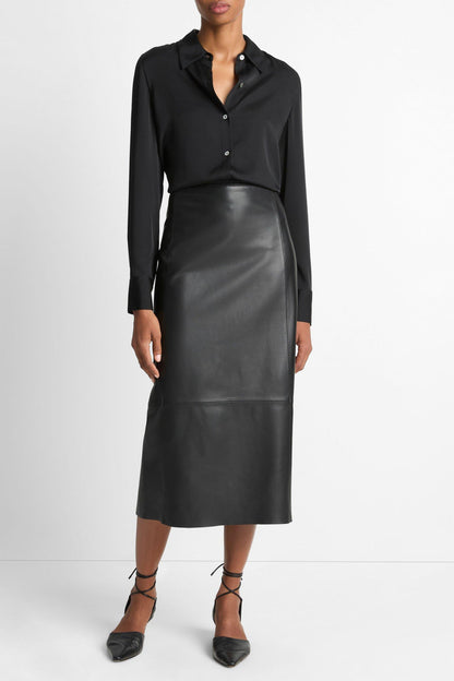 Bluse Slim Fit in SchwarzVince - Anita Hass