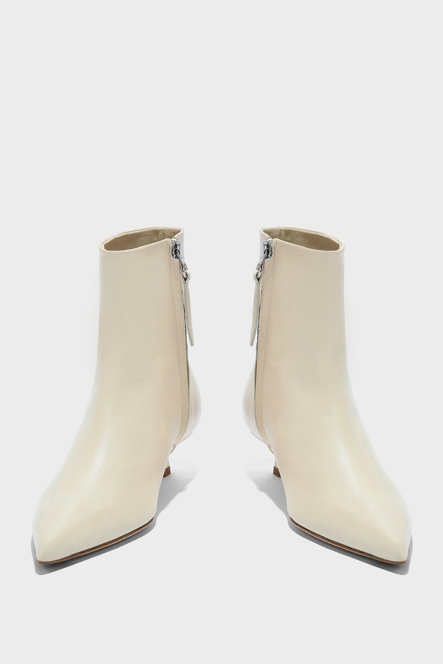Sofie Ankle Boots in Creamy White by Aeyde - Anita Hass