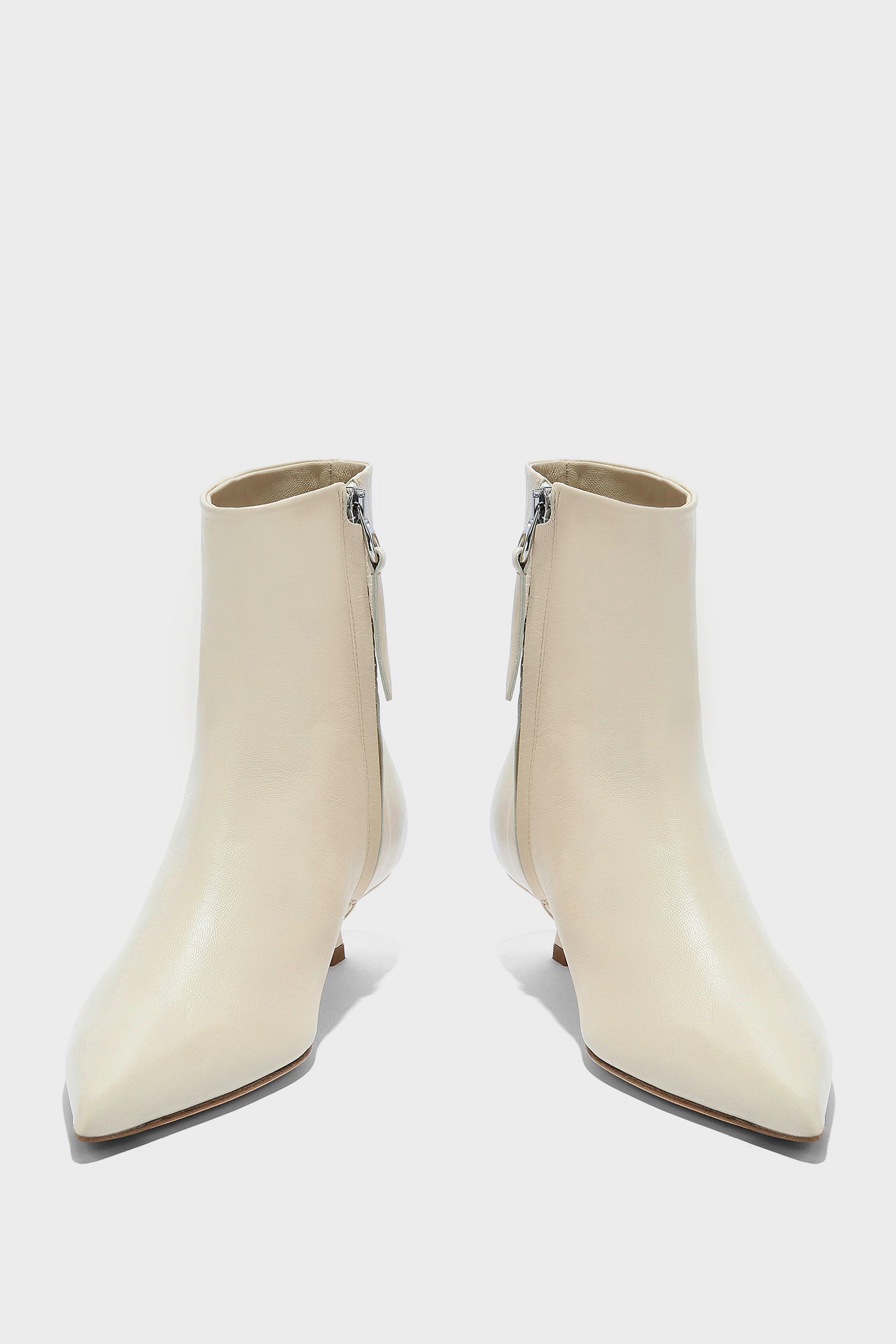 Sofie Ankle Boots in Creamy White by Aeyde - Anita Hass