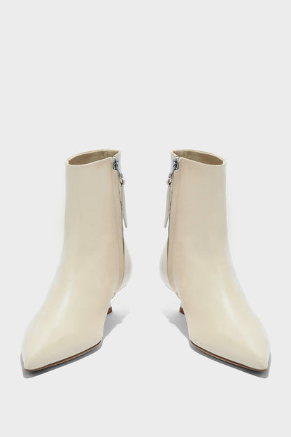 Sofie Ankle Boots in Creamy White by Aeyde - Anita Hass