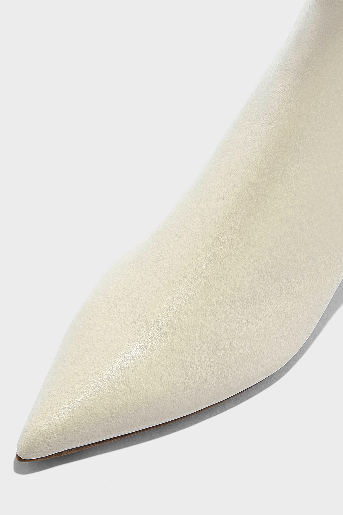 Sofie Ankle Boots in Creamy White by Aeyde - Anita Hass