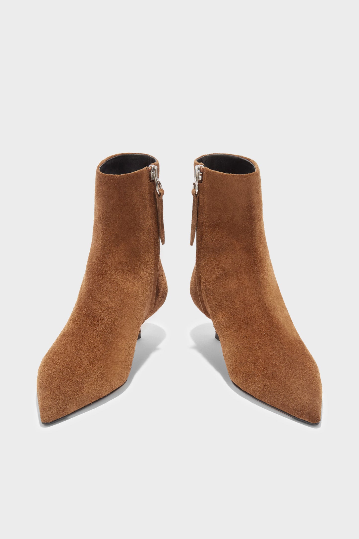 Sofie Ankle Boots in Tobacco Suede by Aeyde - Anita Hass