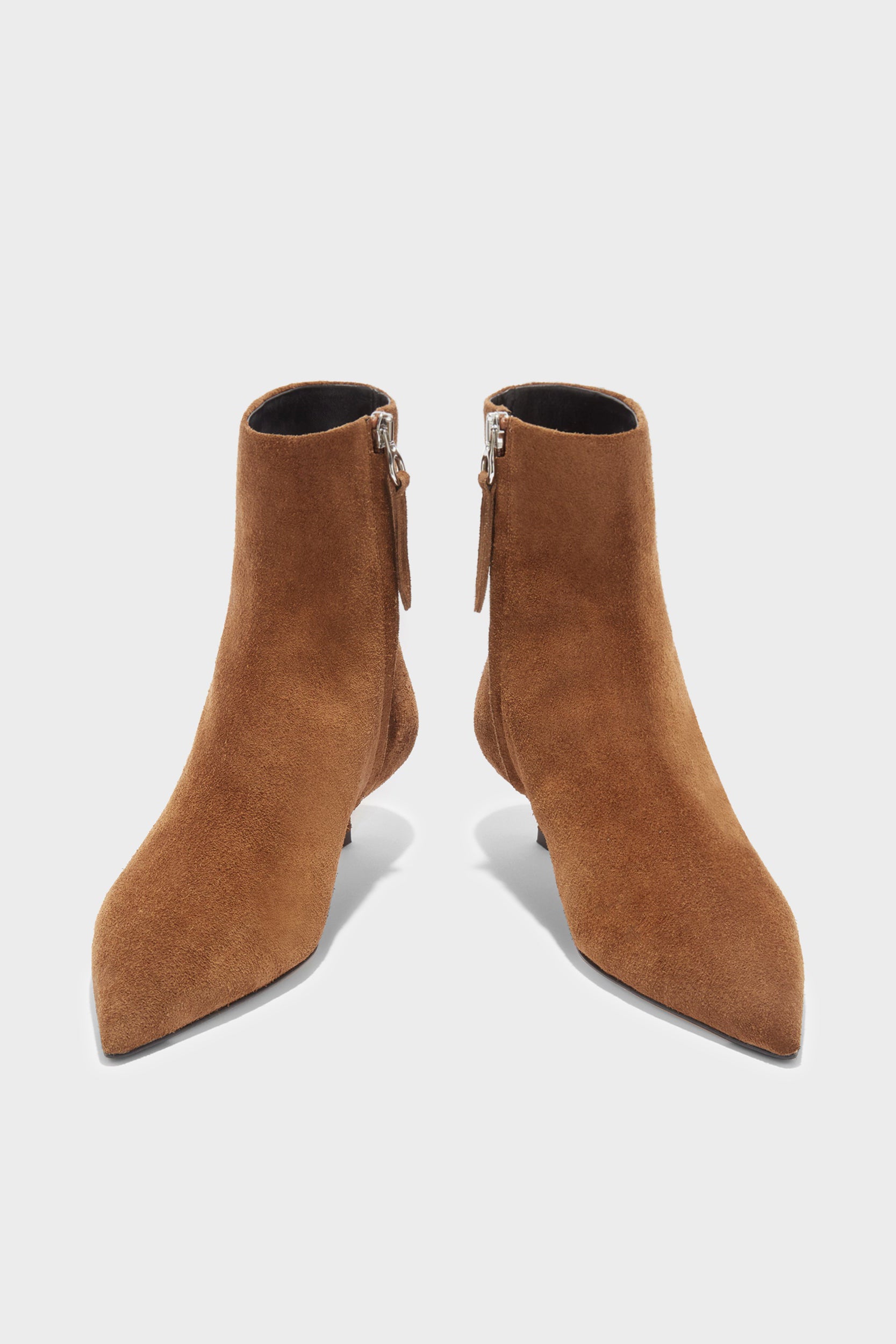 Sofie Ankle Boots in Tobacco Suede by Aeyde - Anita Hass