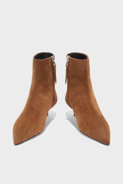 Sofie Ankle Boots in Tobacco Suede by Aeyde - Anita Hass