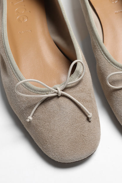 Ballerinas Tiby in Sand Suede Aeyde