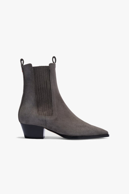 Boots Agata in Taupe Suede