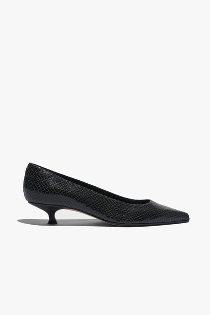 Cari Kitten Heel in Snake Moss