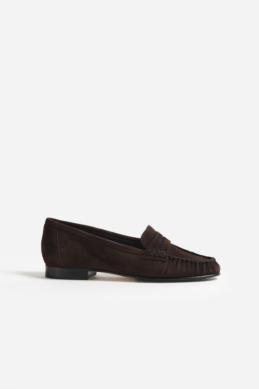 Loafer Aldous in Suede Moka Aeyde