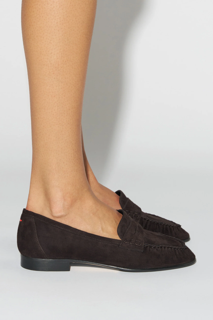 Loafer Aldous in Suede Moka Aeyde
