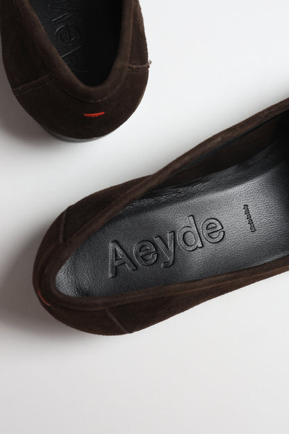 Loafer Aldous in Suede Moka Aeyde
