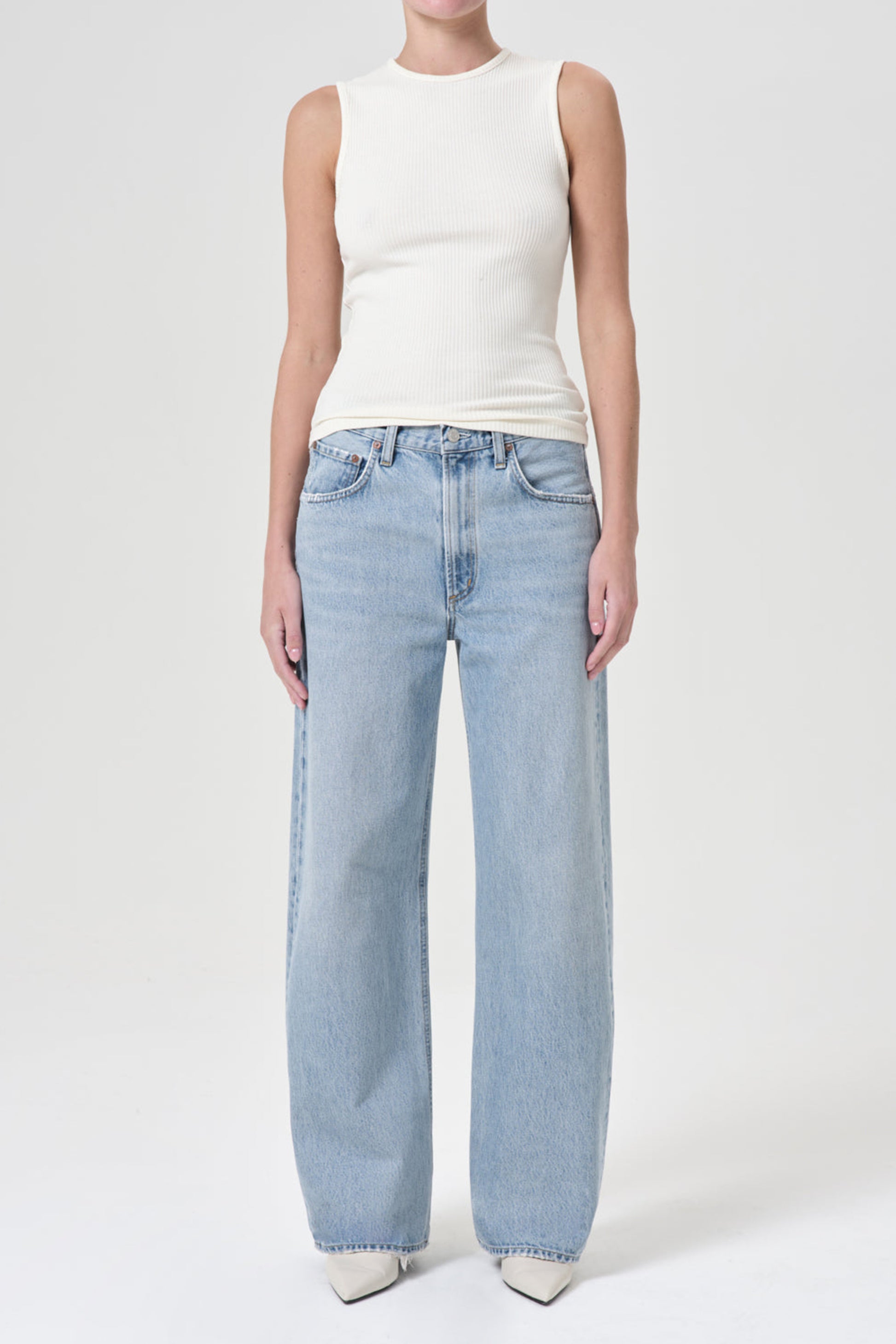 Jeans Low Curve in ForceAgolde - Anita Hass