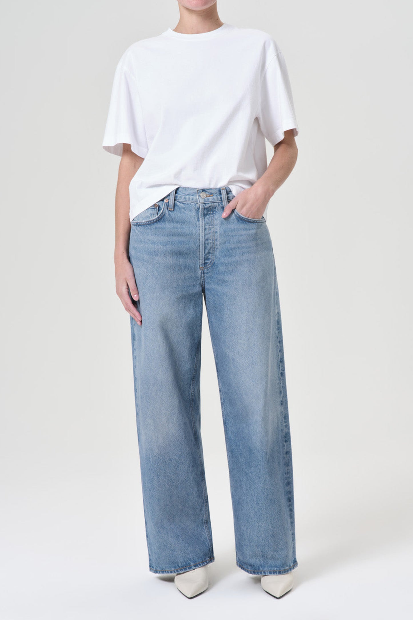 Jeans Low Slung Baggy in Libertine