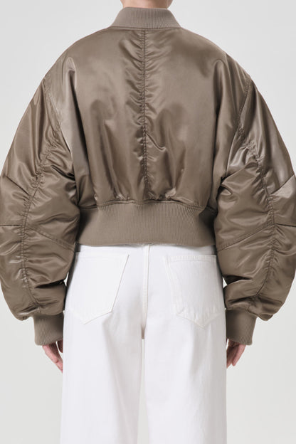 Jett bomber jacket in sage