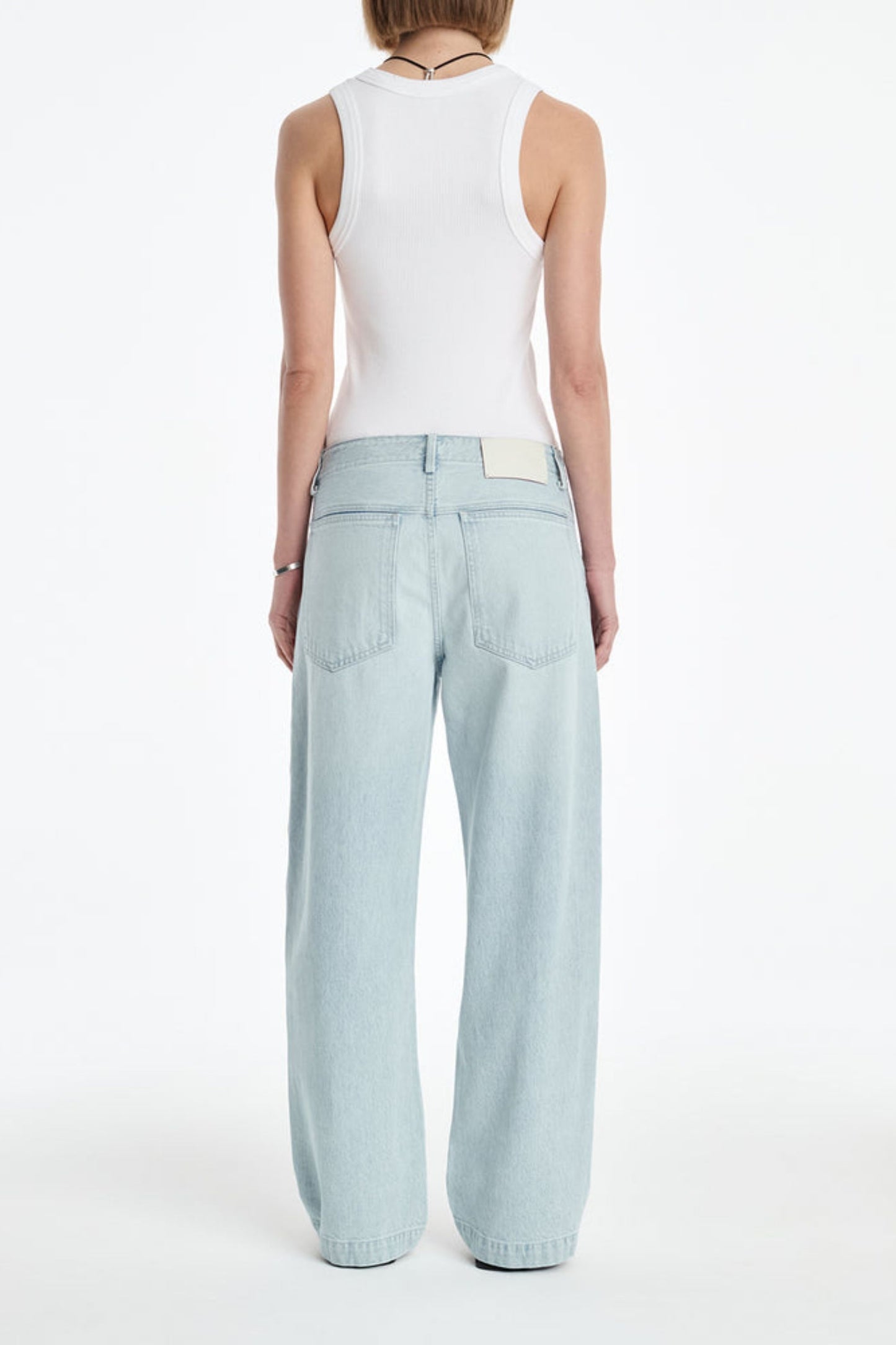 Jeans a gamba larga in indaco chiaro slavato Agolde x Maria McManus - Anita Hass