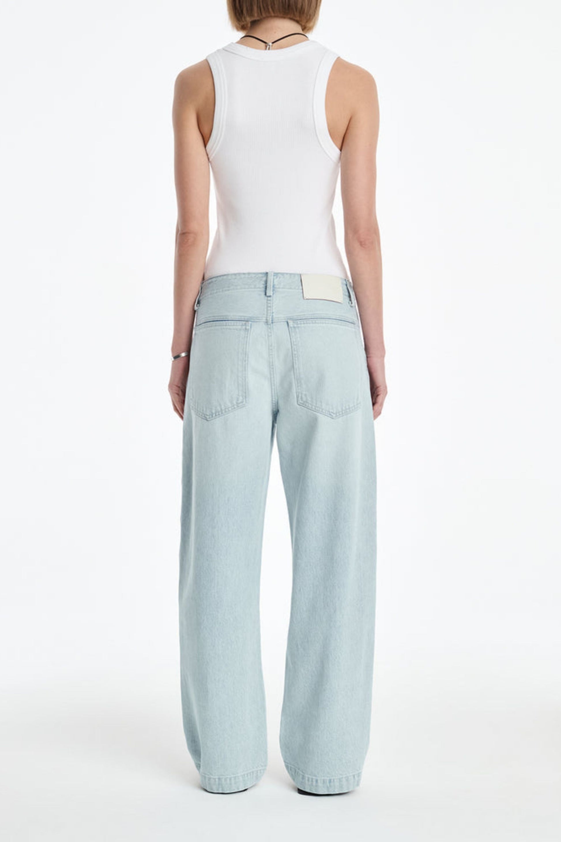 Jeans a gamba larga in indaco chiaro slavato Agolde x Maria McManus - Anita Hass