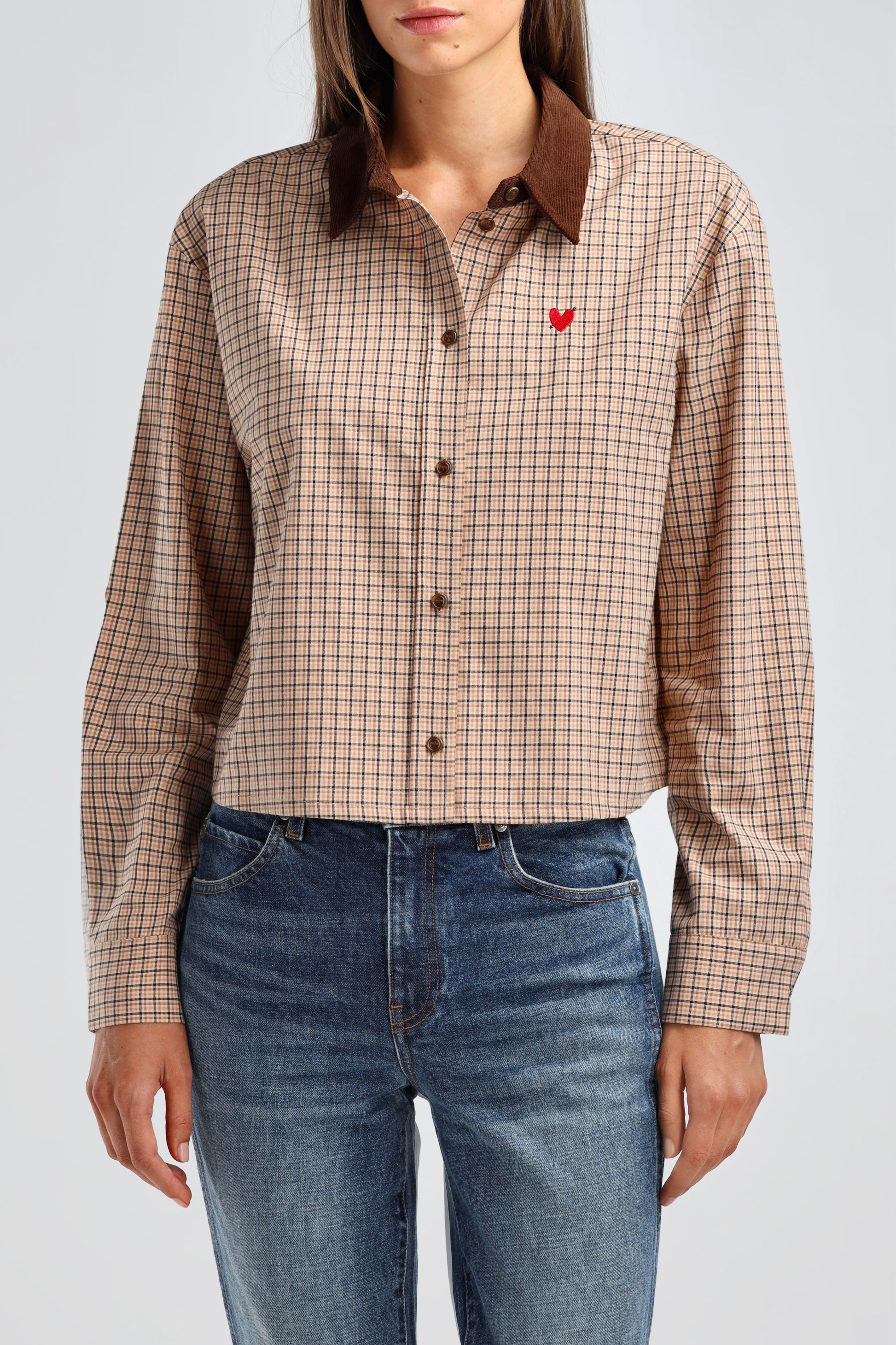 Heather Blouse in Brown by Anita Hass - Anita Hass