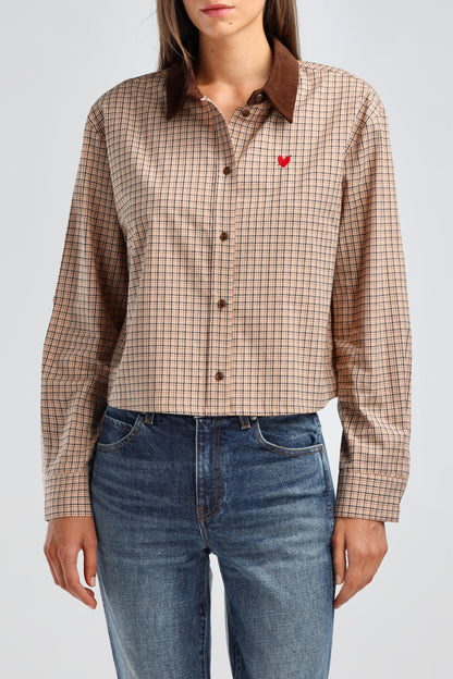Heather Blouse in Brown by Anita Hass - Anita Hass