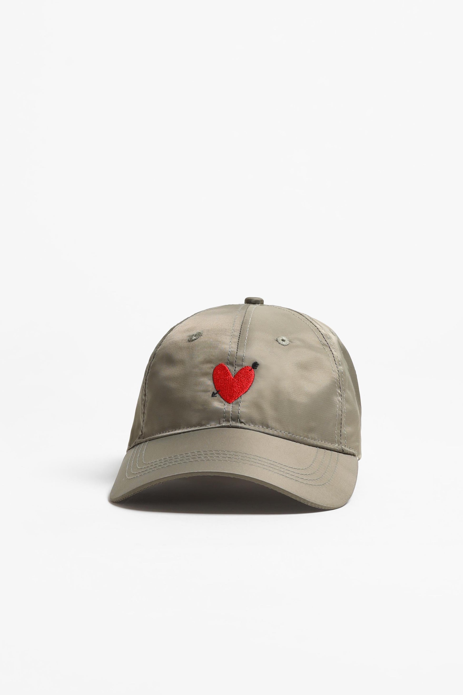 Cap Heart in Olive Nylon by Anita Hass - Anita Hass