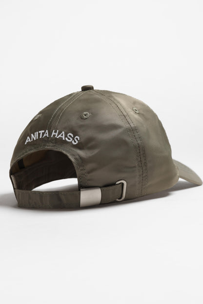 Cap Heart in Olive Nylon by Anita Hass - Anita Hass