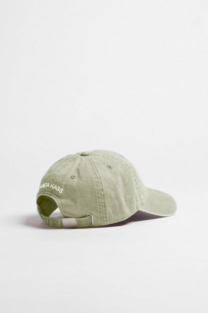 Cap Heart in Washed Oliv - Anita Hass