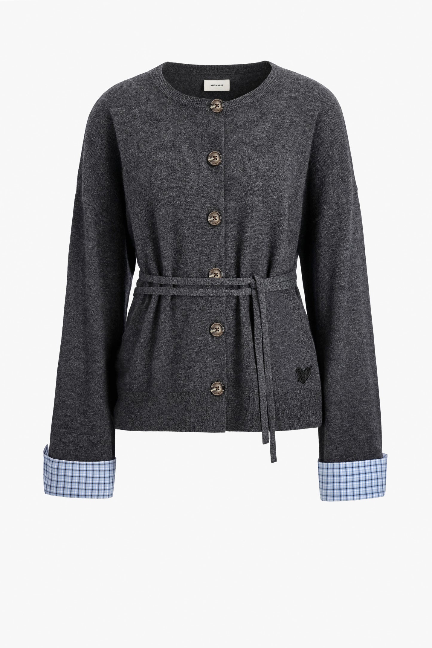 Ember Cardigan in Gray by Anita Hass - Anita Hass