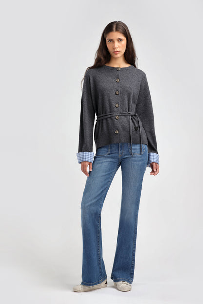 Ember Cardigan in Gray by Anita Hass - Anita Hass