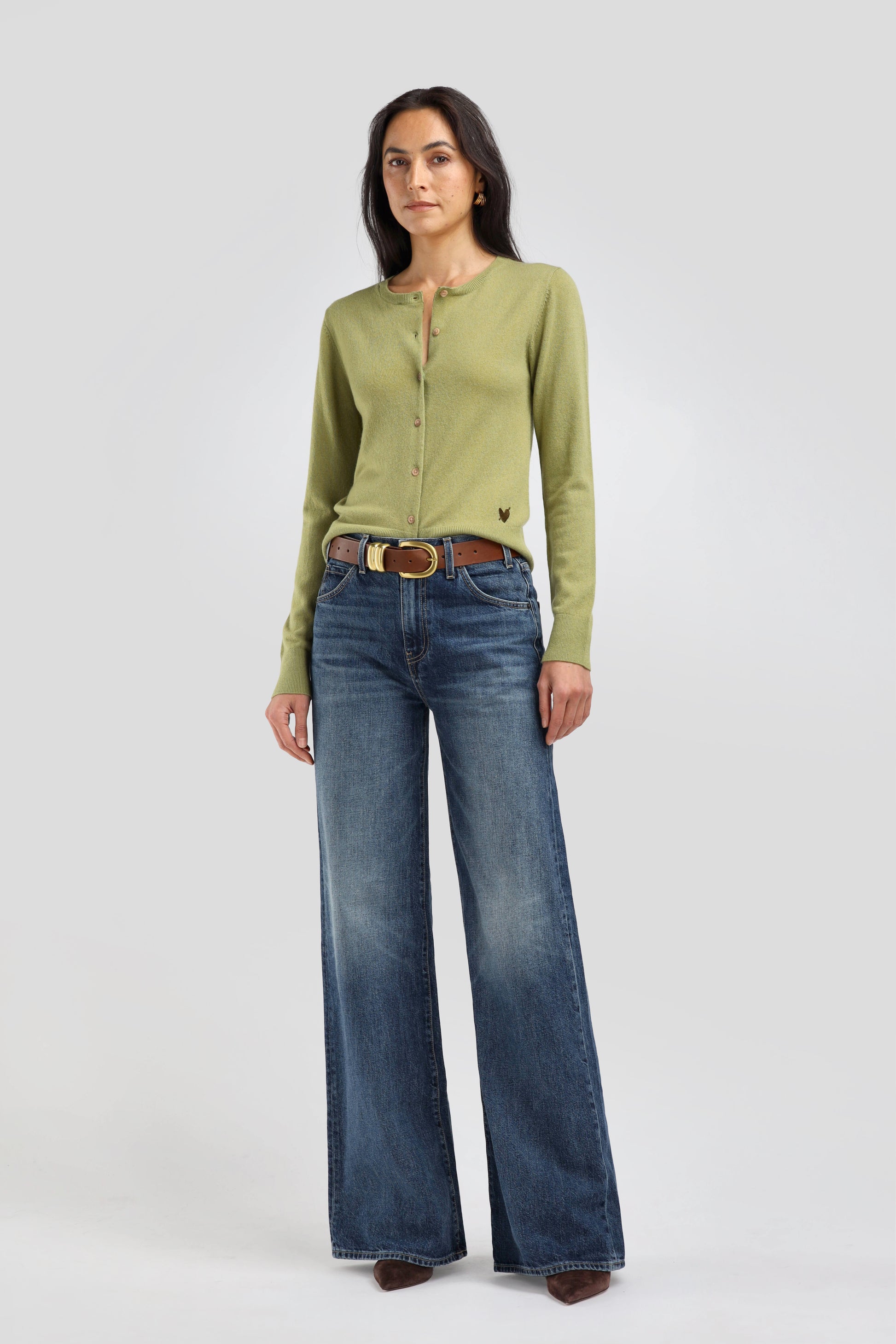 Cárdigan Ivy en color aguacate — Anita Hass - Anita Hass