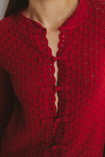 Cárdigan «Soft Girl» en rojo — Anita Hass - Anita Hass