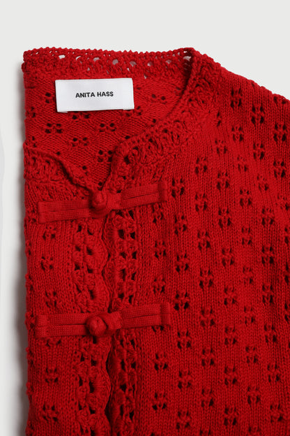 Cárdigan «Soft Girl» en rojo — Anita Hass - Anita Hass