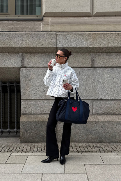 Chaqueta Horizon en White DotAnita Hass - Anita Hass