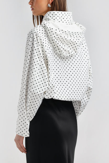 Chaqueta Horizon en White DotAnita Hass - Anita Hass