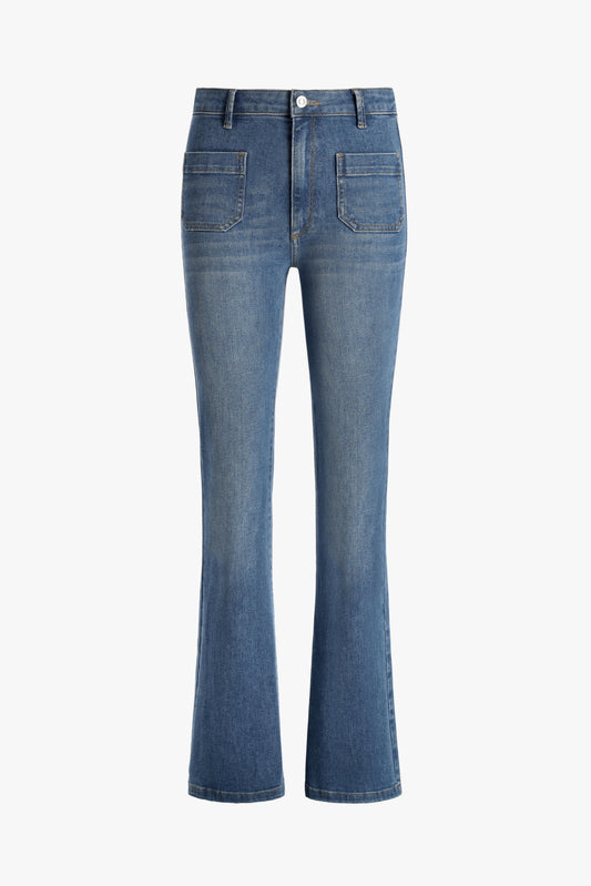 Jeans The Bootcut in Mid Blue - Anita Hass