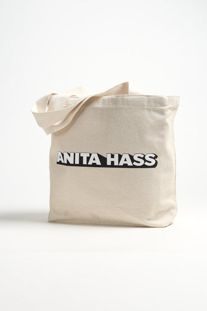 Small Canvas Tote with Heart Logo - Anita Hass